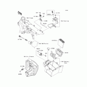 Схема вузла: Fuel injection для Kawasaki VN1700 VN1700 Classic Tourer ABS