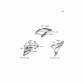 Схема вузла: Decals(Ebony) для Kawasaki ZR800 Z800