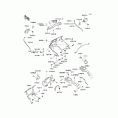 Схема вузла: Cowling(1/2) для Kawasaki ZG1000 Concours