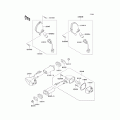 Схема вузла: Поворотники для Kawasaki ZG1000 Concours