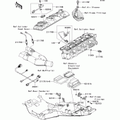 Схема узла: Fuel injection для Kawasaki ZG1400 1400GTR ABS