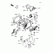 Схема вузла: Радіатор для Kawasaki ZG1200 Voyager XII