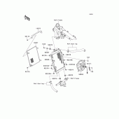 Схема узла: Радиатор для Kawasaki VN1700 Vulcan 1700 Classic