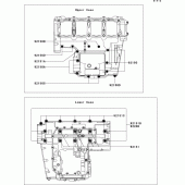 Схема вузла: Болти картера двигуна для Kawasaki ZR750 Z750