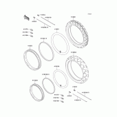 Схема вузла: Шини для Kawasaki EN500 Vulcan 500 LTD