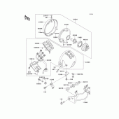 Схема вузла: Headlight(s) для Kawasaki EL250 Eliminator 250