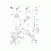 Схема вузла: Замок запалювання для Kawasaki KL250 KL250 Super Sherpa