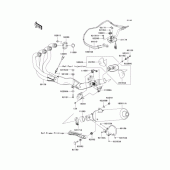 Схема вузла: Вихлопна система для Kawasaki ZR1200 ZRX1200 DAEG