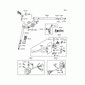 Схема узла: Handlebar для Kawasaki ZX1200 Ninja ZX-12R