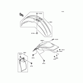 Схема вузла: Крило для Kawasaki KX65