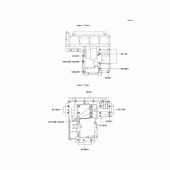 Схема узла: Болты картера двигателя для Kawasaki ZX1100 Ninja ZX-11