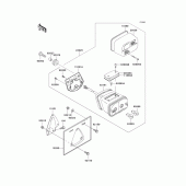 Схема вузла: Taillight(s) для Kawasaki VN800 Vulcan 800 Classic