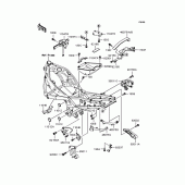 Схема вузла: Батарейний відсік для Kawasaki ZX400 ZZR400