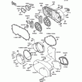 Схема узла: Крышка двигателя для Kawasaki VN1500 VN-15 SE