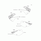 Схема вузла: Decals(dbf) для Kawasaki KX100