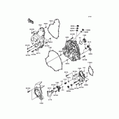 Схема вузла: Engine Cover(s) для Kawasaki EX650 ER-6F