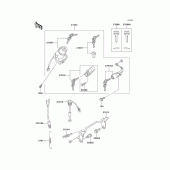 Схема вузла: Замок запалювання для Kawasaki KMX125