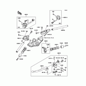 Схема узла: Руль & Пульт управления рулевой для Kawasaki ZX1000 Z1000SX ABS