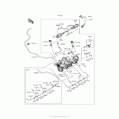 Схема вузла: Throttle для Kawasaki ZX1000 Ninja ZX-10R