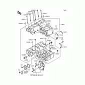 Схема вузла: Картер двигуна для Kawasaki ZR750 Zephyr