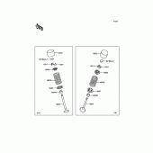 Схема узла: Клапан(ы) для Kawasaki ZR800 Z800 ABS