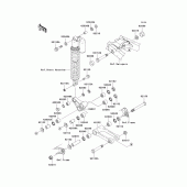 Схема вузла: Suspension для Kawasaki KX125