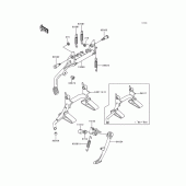 Схема узла: Подставка для Kawasaki ZG1200 Voyager XII