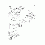 Схема вузла: Вихлопна система для Kawasaki KLX125 D-Tracker