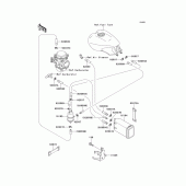 Схема вузла: Fuel evaporative system для Kawasaki ZG1000 Concours
