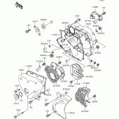 Схема вузла: Engine cover(s) для Kawasaki BJ250 Estrella RS