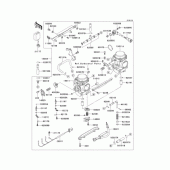 Схема вузла: Карбюратор (EJ650C-059144‾) для Kawasaki EJ650 W650