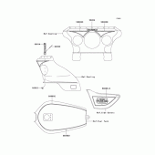 Схема узла: Наклейки для Kawasaki KZ1000 Police