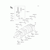 Схема узла: Коленчатый вал для Kawasaki ZX600 ZZ-R600