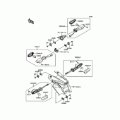 Схема вузла: Поворотники для Kawasaki ZR800 Z800 ABS