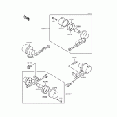 Схема вузла: Поворотники для Kawasaki KLX250 KLX250ES