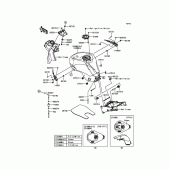 Схема вузла: Паливний бак для Kawasaki ZX636 Ninja ZX-6R ABS 30th Anniversary Edition