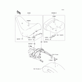 Схема узла: Сиденье для Kawasaki VN1700 VN1700 Voyager ABS