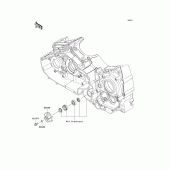 Схема вузла: Водяний насос Kawasaki VN1700 Vulcan 1700 Voyager Custom ABS