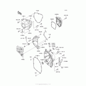Схема вузла: Engine Cover(S) для Kawasaki ZX1000 Ninja 1000 ABS