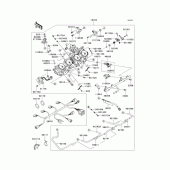 Схема вузла: Throttle(1/2) для Kawasaki ZX1000 Ninja ZX-10R