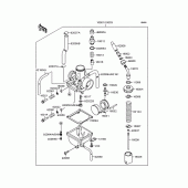 Схема вузла: Карбюратор для Kawasaki KMX50 KSR-I
