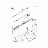 Схема узла: Тросики для Kawasaki ZX1400 Ninja ZX-14R ABS