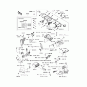 Схема узла: Электрооборудование для Kawasaki ZX1000 Ninja ZX-10R