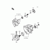 Схема вузла: Колінвал для Kawasaki KLX250 D-Tracker X