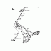 Схема вузла: Рульова колонка для Kawasaki ER250 Z250 ABS