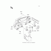 Схема вузла: Headlight(s) для Kawasaki ZX900 Ninja ZX-9R