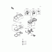 Схема вузла: Meter(s) для Kawasaki EX250 Ninja 250