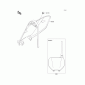 Схема вузла: Аксесуари для Kawasaki KX450 KX450F