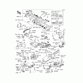 Схема узла: Электрооборудование для Kawasaki ZX1400 Ninja ZX-14