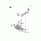 Схема вузла: Дуги безпеки для Kawasaki KLX110 KLX110L